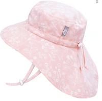 Size XL (5-12): Jan & Jul Cotton Adventure Hat -PRAIRIE FLOWERS