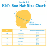 Size L (2-5 years): Jan & Jul Aqua Dry Adventure Hat -BLUE