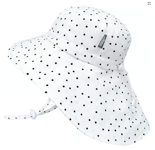 Size L (2-5): Jan & Jul Cotton Adventure Hat -DOTS