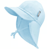Size XS (0-3m): Jan & Jul Sun Soft Baby Cap - BABY BLUE