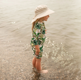 Size S (0-6m): Jan & Jul Aqua Dry Adventure Hat - WHEAT