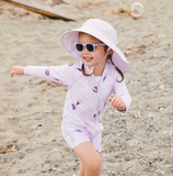 Size S (3-6m): Jan & Jul Aqua Dry Adventure Hat - LAVENDER