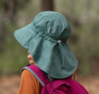 Size M (6-24m): Jan & Jul Aqua Dry Adventure Hat - FOREST FRIENDS
