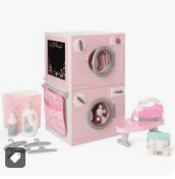 American Girl Wooden Bitty Baby Washer And Dryer Set