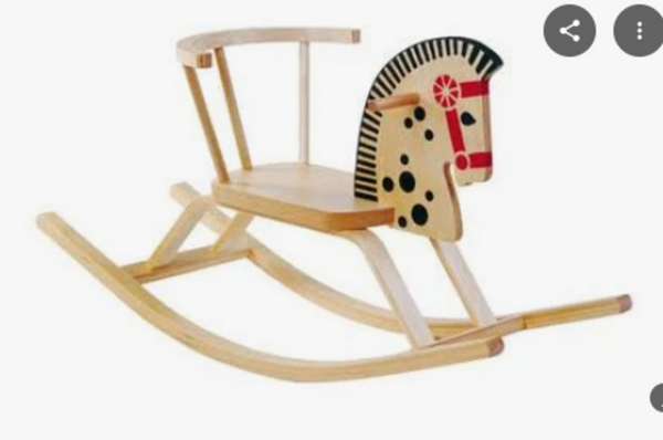 Baltic Wooden Horse Rocker