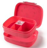 Stephen Joseph Bento Box w/Removable Tray - MUSHROOM- NEW