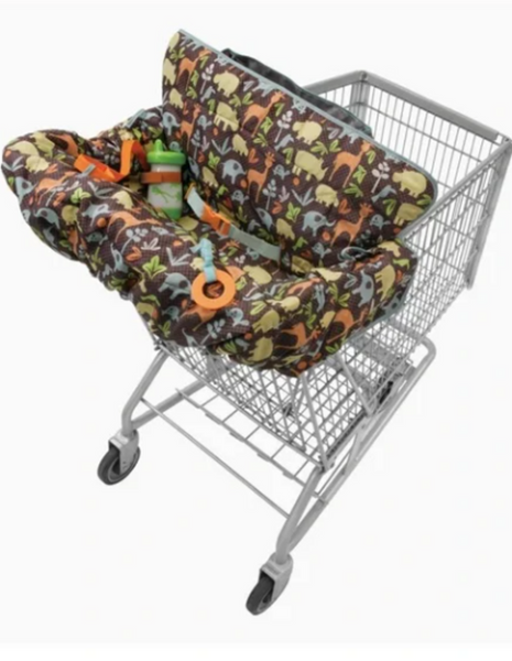 Infantino Jungle Print Shopping Cart Cover