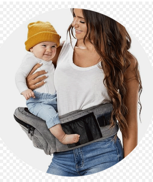 Tush Baby Hip Seat Grey Carrier