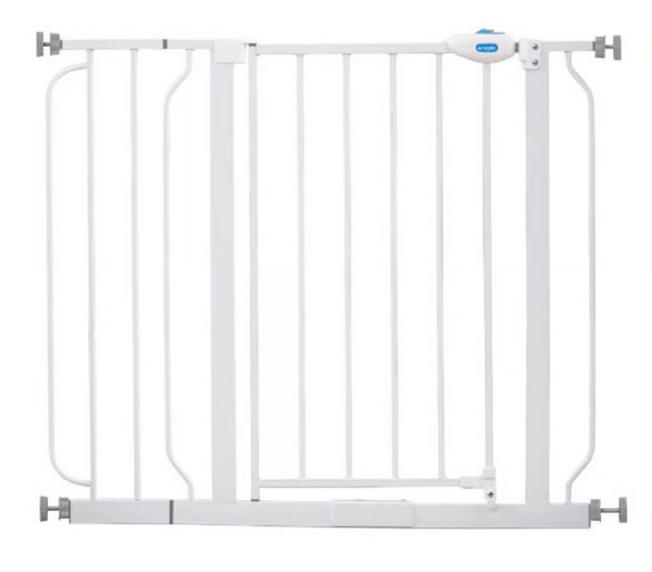 Regalo White/Blue Pressure Mounted Gate w/ Hardware