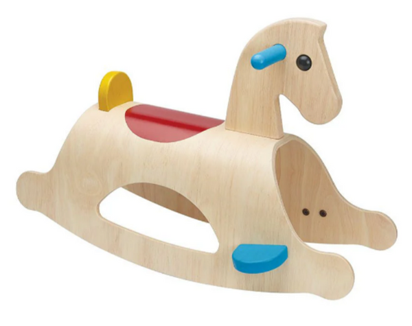 PlanToys Wooden Palomino Rocking Horse - Retails $95
