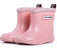 Size 5 (13cm): Tree Grandpa PINK Rain Boots NEW
