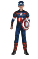 Size 6-7: Rubies Captain America 3pc Costume