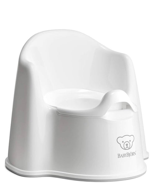 Baby Bjorn White Smart Potty Tall Back
