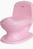 Nuby Pink My Real Potty Training Chair w/Flushing Sound
