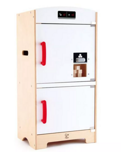 Hape Wooden White Gourmet Kitchen Freezer Refrigerator