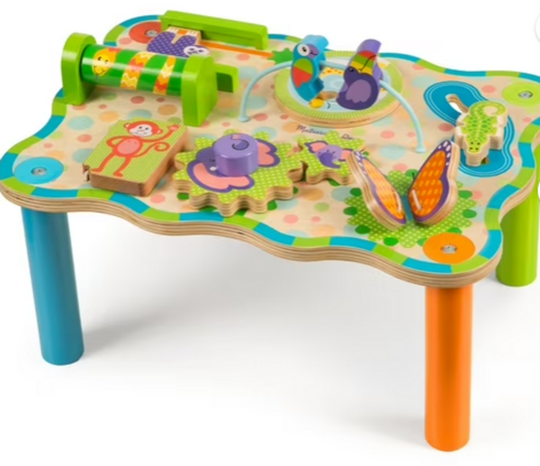 Melissa & Doug First Play Jungle Wooden Activity Table