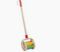 Plan Toys Walk N Roll Wooden Rainbow Push Walker