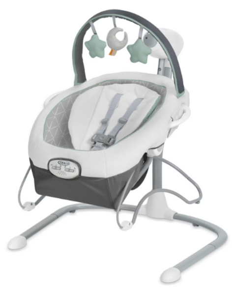 Graco Soothe 'n Sway LX Baby Swing with Portable Bouncer