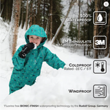 Size XL(8-10): Jan & Jul NEBULA BLUE Waterproof GLOVES NEW