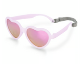 Size M (2-6Y): Jan & Jul HEART Sunglasses - FROSTY LAVENDER AURORA