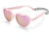 Size M (2-6Y): Jan & Jul HEART Sunglasses -SOFT PINK AURORA