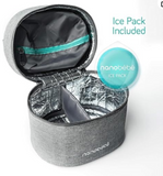Nanobebe Breastmilk Baby Bottle Deluxe Cooler & Travel Bag w/ Ice Pack Included- NEW
