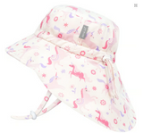 Size L (2-5 years): Jan & Jul Aqua Dry Adventure Hat -UNICORN