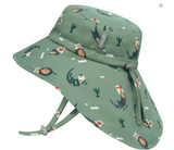 Size S (0-6m): Jan & Jul Aqua Dry Adventure Hat - OTTER