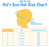 Size M (6-24m): Jan & Jul Aqua Dry Adventure Hat - MANTA RAY