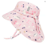 Size XL (5-12 years): Jan & Jul Aqua Dry Adventure Hat - BUNNY FLOWERS