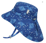 Size L (2-5 years): Jan & Jul Aqua Dry Adventure Hat - MANTA RAY