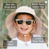 Size S (0-6m): Jan & Jul Cotton Xplorer Hat - LITTLE DIGGERS