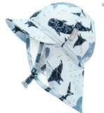 Size XS (0-3m): Jan & Jul Sun Soft UV Baby Cap - WHALE PLAY