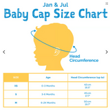 Size XS (0-3m): Jan & Jul Sun Soft UV Baby Cap - WHALE PLAY