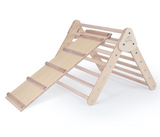 Lily & River Little Climber Wooden Pikler Triangle w/ Ladder/Slide (retails $200+)