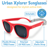 Size L (6Y+): Jan & Jul Sunglasses - NAUTICAL RED