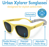 Size S (6m-2y): Jan & Jul Urban Xplorer Sunglasses - Lemonade