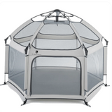 The California Beach Co Grey Pop N' Go Playpen Tent (Retails $120)