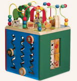 Battat Wooden Farm Themed Activity Cube