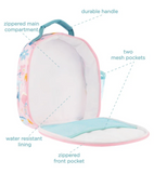 Stephen Joseph All Over Print Lunchbox - LILAC BUTTERFLY NEW
