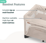 Uppababy Remi Travel Crib & Standard Playard - with Changing Station Attachment