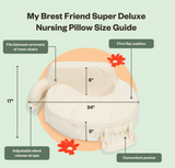 My Breast Friend Nursing Pillow Super Delux - Off White LIKE NEW