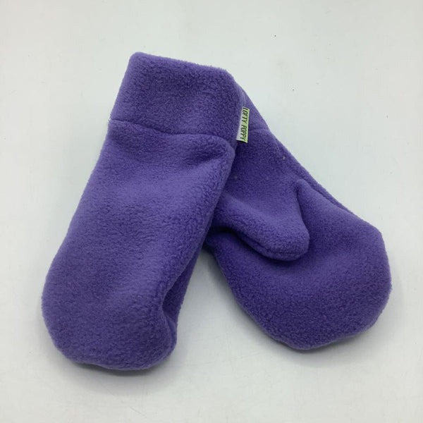 Size Big Kid (4-6T): Lofty Poppy Locally Made LAVENDER Fleece Mittens - NEW