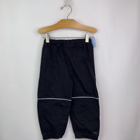Size 3: REI Black Rain Pants w/Reflective Knee Stripe