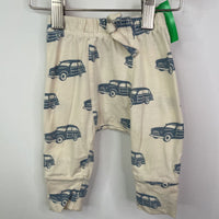 Size 3-6m: Kate Quinn Off White w/ Blue Car Organic Cotton Pants