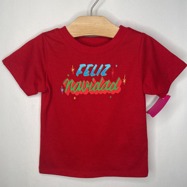 Size 12m: Wondershop Red Feliz Navidad T Shirt