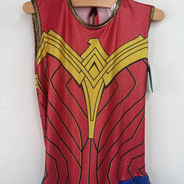 Size M: Rubies Wonder Woman Red Top Blue Tool Skirt Costume