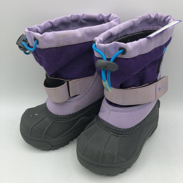 Size 6: Columbia Purple One Strap Snow Boots
