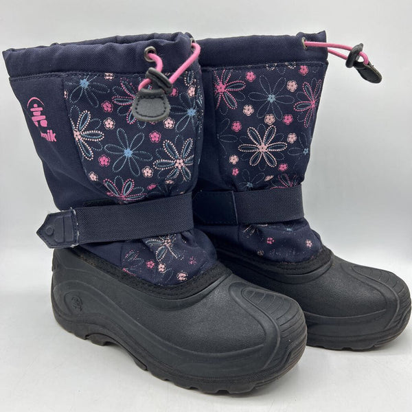 Size 3Y: Kamik Black Snow Boots