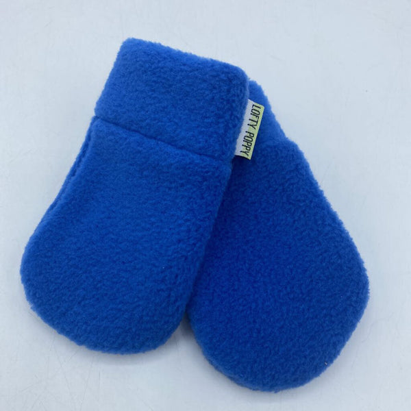 Size Infant 0-12m: Lofty Poppy Locally Made BLUE Fleece Mitts - NEW